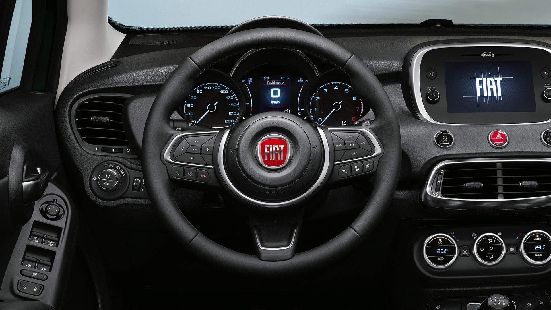 SOFT-TOUCH STEERING WHEEL