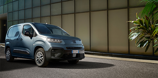 External view of the Doblò. Fiat Professional Glass recalibration service